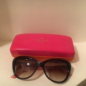 Angelique JUH Tortoise and Pink Cat Eye Sunglasses